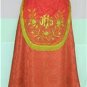 Red Cope Vestment with Stole Gold Embroidery Satin Lined Traditional Catholic