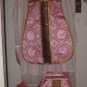 Rose Chasuble Set Vestment Fiddleback Catholic NEW + Veil,Stole,Maniple,Burse