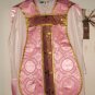 Rose Chasuble Set Vestment Fiddleback Catholic NEW + Veil,Stole,Maniple,Burse