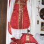 Red Chasuble Set Fiddleback Vestment Latin Mass NEW + Maniple,Stole,Veil, Burse