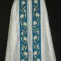 Marian Cope  White Silver Brocade and Blue w/Lilies Orphrey+ Humeral Veil Latin