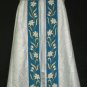 Marian Cope White Silver Brocade and Blue w/Lilies Orphrey+ Humeral Veil Latin