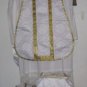 White Chasuble Set Fiddleback Vestment Latin Mass + Stole,Maniple,Veil, Burse