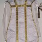 White Chasuble Set Fiddleback Vestment Latin Mass + Stole,Maniple,Veil, Burse