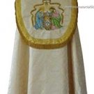 Catholic Vintage Style Christmas Nativity Cope Embroidered Gold Damask Lovely! Catholic Vintage Style Christmas Nativity Cope Embroidered Gold Damask Lovely!