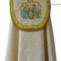 Catholic Vintage Style Christmas Nativity Cope Embroidered Gold Damask Lovely!