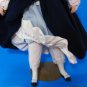 Franklin Mint Porcelain Doll 1983 Heirloom Doll 17 Inches Vintage with Stand