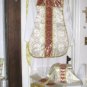 Gold Brocade Fiddleback Chasuble Vestment Set + Stole, Maniple, Veil, Burse