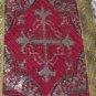 Gold Brocade Fiddleback Chasuble Vestment Set + Stole, Maniple, Veil, Burse