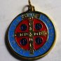 Saint Benedict Medal Gold Plate w/Laminate 1.25" approx.