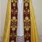Gold Cope Vestment Satin Lined Traditional Catholic Embroidered+Humeral Veil