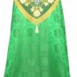 Green Cope with Stole and Humeral Veil Vestment Lined Trad Catholic Embroidered
