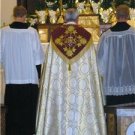 Gold Brocade Cope Vestment Satin Lined Trad Catholic Embroidered+Humeral Veil Gold Brocade Cope Vestment Satin Lined Trad Catholic Embroidered+Humeral Veil
