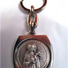 Saint Therese Medal Metal Key Chain Catholic Lovely! Saint Therese Medal Metal Key Chain Catholic Lovely!