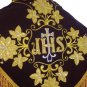 Purple Cope Vestment Satin Lined Traditional Catholic Embroidered+Humeral Veil