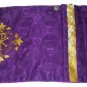 Purple Cope Vestment Satin Lined Traditional Catholic Embroidered+Humeral Veil