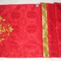 Humeral Veil Embroidered Vestment Red Damask Satin Lined Pockets Latin Mass