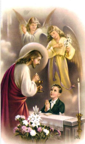 First Holy Communion Holy Card Lot Boy 16 Cards @ $5.99 Cromo Milano Italy
