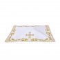 White Solemn High Mass Set, Fiddleback Chasuble, Cope, Stoles, Maniples, Dalmatic, Tunicle