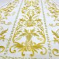 White Solemn High Mass Set, Fiddleback Chasuble, Cope, Stoles, Maniples, Dalmatic, Tunicle