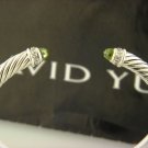 DAVID YURMAN  5 mm Cable Classics Bracelet with Peridot and Diamonds