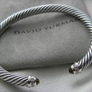 DAVID YURMAN  5 mm Cable Classics Bracelet with Citrine and Diamonds