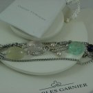 David Yurman Four-Row  Chalcedony Bijoux Bracelet STERLING SILVER