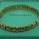 Tiffany & Co. 18K Gold 2002  Vanerie Basket Weave Bracelet 100% Authentic