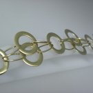Round  link 14k  yellow gold Bracelet  MINT MADE OF ITALY