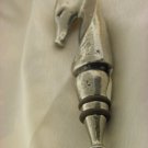 Patrick Meyer Heavy Cast Pewter Modernist Bottle Stopper 4.5" NWT