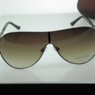 Judith Leiber JL1653 JL-1653 02 Bronze Shield Sunglasses