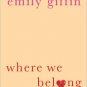 Where We Belong Paperback Free shipping