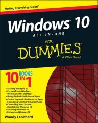 Windows 10 All-in-One For Dummies Paperback Cheap