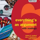 Everything's an Argument with Readings / Edition 6 Paperback Review