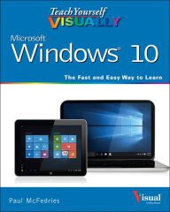 Teach Yourself VISUALLY Windows 10 Paperback Free shipping