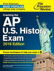 Cracking the AP U.S. History Exam, 2016 Edition Paperback Cheap