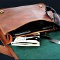 Mens Genuine Vintage Leather Messenger Bag Shoulder Laptop Bag Mens Leather Bags