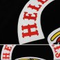 Sell off 2 sets Hells Angels France Embroidered Iron On Patch Badge Applique For Biker