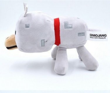 23cm Minecraft Toys High Quality Plush Dolls Wolf Soft Toys For Kids