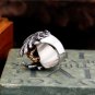 Hells Angels Club Jewelry Rings Guangzhou Spplier Man's Feather Skull Gold Copper Ring