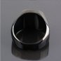 Black Men's Rings Jewelry Freemasonry Free Mason Masonic Stainless Steel Finger Ring Size 7 to 15
