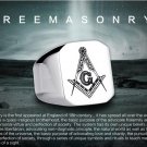 Stainless Steel Masonic Ring for Men, master masonic signet ring, free mason ring jewelry