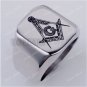 Stainless Steel Masonic Ring for Men, master masonic signet ring, free mason ring jewelry
