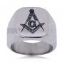 Stainless Steel Masonic Ring for Men, master masonic signet ring, free mason ring jewelry
