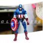 6X Marvel The Avengers Hulk+Captain+Wolverine+Batman+Spiderman Figure Collection