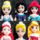9 Disney princess plush Aurora ariel Cinderella snow white soft toys for baby Christmas gifts