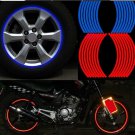 Polyethylene Terephthalate Wheel Sticker Reflective Rim Stripe Tape Bike Motorcycle Car