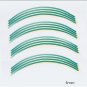 Polyethylene Terephthalate Wheel Sticker Reflective Rim Stripe Tape Bike Motorcycle Car