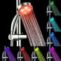 Colorful Head Home Bathroom 7 Colors Changing LED Shower Water Glow Light