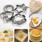 12Pcs Stainless Steel Cake Cookie Egg Fondant Mould Mold Sugarcraft Cutter Xmas